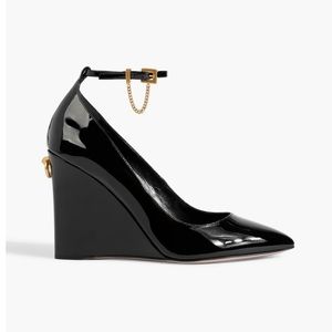 Valentino Patent Leather Wedges
